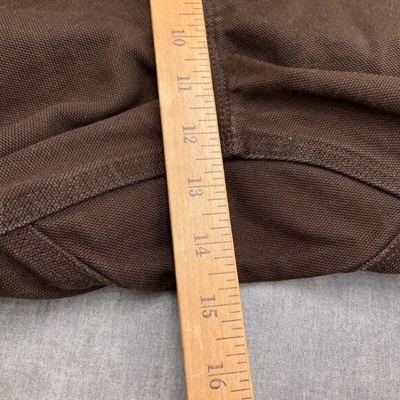 Duluth Pants Men 42W x 30L Brown Gusset Canvas Cotton Utility Work Heavy Duty - Picture 6 of 12